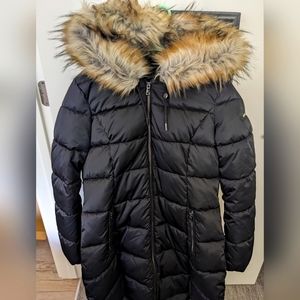 Faux Fur Puffer Coat